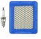 EXTRWORY Kit di regolazione filtro aria, per Honda HRG415 HRG465 HRG536 HRB425 HRX426 IZY tosaerba GCV135 GC135 OHC parti di ricambio 130 x 110 x 20 mm