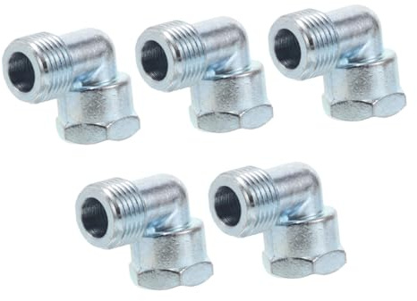 Tofficu 5stücke Kupfer-gasherdverbindung Adapter Für Gasschlauchanschluss Mit -innengewinde Und Flexibler Schlauchverbindung Für Verschiedene Gasherde Und Küchenarmaturen