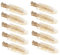 Beaupretty Lot de 10 Pinces à Cheveux Pailletées sans Plis Épingles à Coiffure Élégantes Accessoires de Maquillage et Adolescents pour Séparation des Cheveux