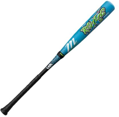 Marucci Jungen CATX RCKLESS HYBRID Baseballschläger, Schwarz/Blau/Grün, 32 / 24 oz