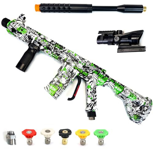 Autojack Power Pressure Washer Lance 5000 PSI with Extension Wand Skull
