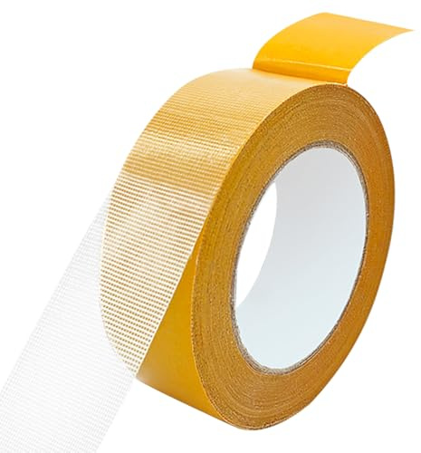 Simsky Doppelseitiges Gewebeklebeband 2,5cm x 10m - Saumband zum Aufbügeln für Kleidung, Vorhänge & Teppiche - Textilklebeband ohne Nähen für Hochzeitskleider, Hosen, Leder