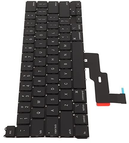 RASTKY Clavier de Remplacement pour Ordinateur Portable OS X Pro 13 Pouces, Clavier Américain, 5 Millions de Frappes, Installation Facile, ABS et Alliage D'aluminium pour Une Longue Durée de Vie