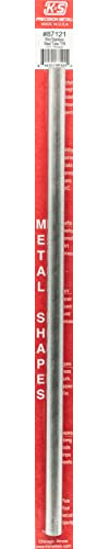 K&S Precision Metals 87121 Round Stainless Steel Tube, 7/16 OD x 22 Gauge x 12 Long, 1 Piece, Made in The USA
