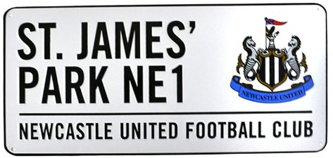 Newcastle United Official Street Sign - Multi-Colour