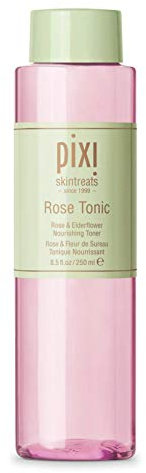 Pixi Tonique À L'Hydrolat De Rose Rose Tonic, Hydrate La Peau, Minimise Les Rougeurs, Réhydrate Et Régénère, 250 Ml 8,5 Fl Oz