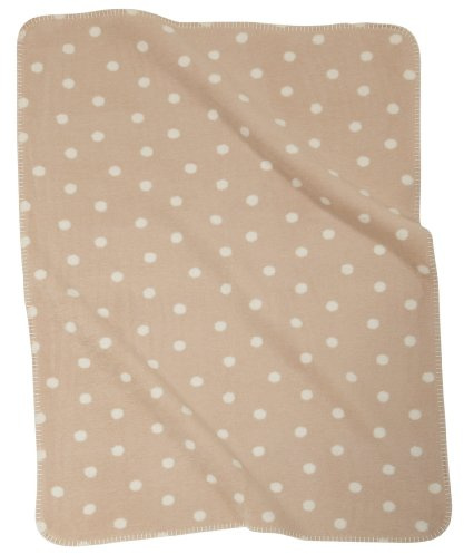 Alvi 9317457006 Baumwolldecke Punkte beige