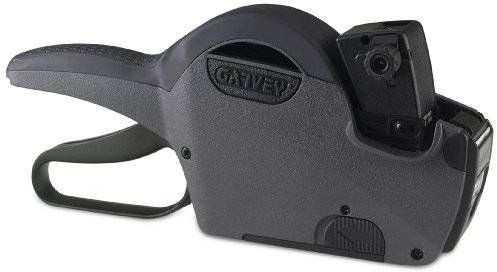 Garvey 22-6 stellige Einzeile, Preismarkierungspistole Datumscode Etikettierer, kompatibel mit 22 x 12 mm Etiketten (22-6/G2212-06001), Anthrazit