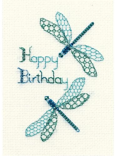 Bothy Threads Cross Stitch Kit - Greeting Card - Dragonfly