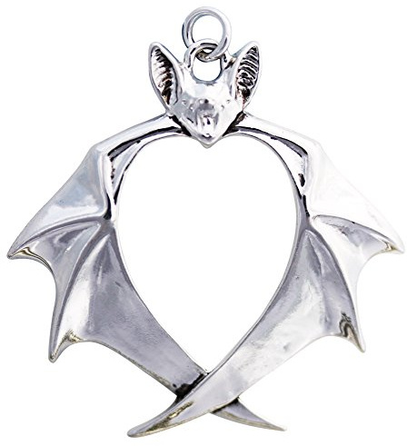 Veritas (geflügelte Fledermaus) - für Führt zum Wahren Selbst - Anne Stokes Carpe Noctum Amulette - Anhänger Halskette Geschenk Box