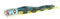 Santos Tournament Grade Tackle Clarion Raptor Offshore Big Game Trolling Lure, Yellowfin