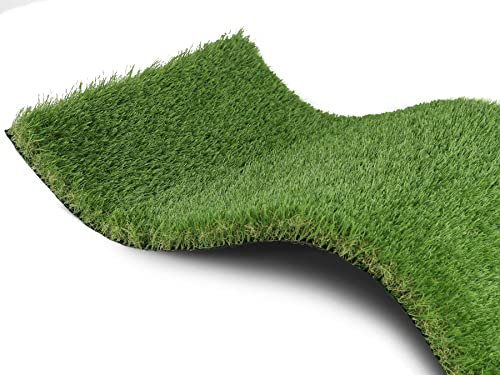Primaflor Kunstrasen JAZZ - 2,00m x 8,00m, 40 mm Hoch, Viele Größen, UV-Beständiger, Wasserdurchlässiger, Rasenteppich, Outdoor Bodenbelag, Kunstgras für Garten, Terrasse und Balkon