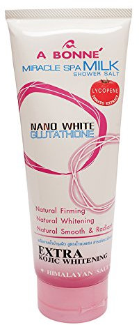 A BONNE MIRACLE SPA MILCH NANOWHITE GLUTATHION SALZIG KÖRPERPEELING 350 ML