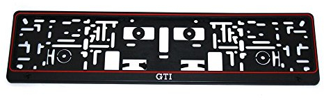 Volkswagen Classic Parts Original VW GTI Kennzeichenhalter Nummernschild Halterung Tuning