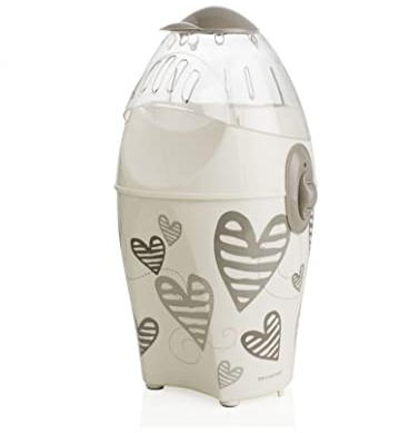 Brandani 54253, Pop corn maker, Batticuore,bianco, in plastica pc e pp