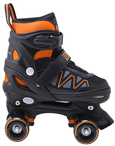 Garlando - FLEXWHEEL 3in1 - Rollschuhe, die Sich in Inline- und Schlittschuhe verwandeln Lassen - Orange -