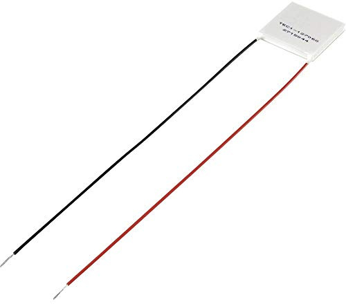 TRU COMPONENTS TEC1-127060 Peltier-Element 15.4 V/DC 6 A 51.4 W (L x B x H) 40 x 40 x 3.6 mm