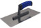 DEWEPRO® Truelle crantée - platoir dentelle - Truelle lisseuse crantée - Acier Inoxydable 270 x 130 mm - Denture : 4x4mm - Manche de Haute Qualité à 2 Composants
