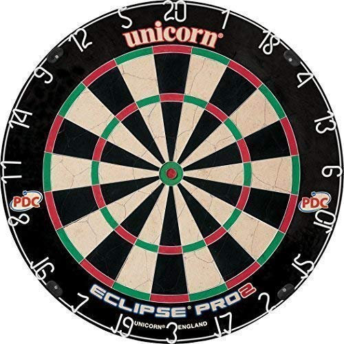 Only Sports Gear Unicorn Eclipse Pro 2 PDC Championship Dartscheibe mit Borsten