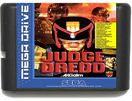 The Crowd Tradensen Judge Dredd 16 Bit Md Game Card for Sega Mega Drive for Genesis