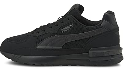 PUMA Unisex Graviton Sneaker, Black Black Dark Shadow, 45 EU