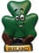 Ireland Smiling Green Shamrock Fridge Magnet - for Fans of Dublin, Riverdance, Blarney Stone and Castle, Kilkenny, Galway/Emerald Isle Souvenir
