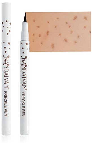 Penna per lentiggini, impermeabile, a lunga durata, per un trucco naturale e realistico, facile strumento per il trucco, castagna