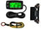 Runleader Digitaler Tachometer, Motortemperaturanzeige mit offizieller Universalhalterung, Drehzahl- und TEMP Warntongeber， hintergrundbeleuchtetes Display für Rasentraktoren Schneemobile (HM035A-M5)