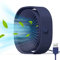 Simpeak Ventilatore USB Scrivania, Mini Ventilatore Tavolo con Raffreddamento Silenzioso Portatile, 3 Velocità Regolabile 360° Rotazione per Casa Ufficio Viaggi, Blu Scuro