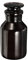 PATIKIL 250mL Reactivo Medio Botella, 1uds Redondo Boca ancha Vidrio Almacenamiento Botella con Ámbar Tapa para Laboratorio Hogar, Ámbar