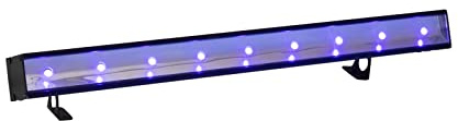 EUROLITE LED BAR-9 UV 9x3W | UV-LED-Lichtleiste mit 9 x 3-W-LED für beeindruckende Schwarzlicht-Effekte