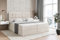ALTDECOR Boxspringbett mit Multipocket-Matratze H4 (21 cm hoch) mit + PUR + Kokosmatte, Topper (4 cm hoch), Polsterbett mit Kopfteil und Bettkasten - BERO - 200x200 - Beige Samt