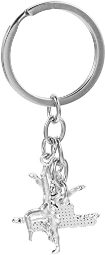 ABOOFAN Gymnastik Schlüsselanhänger Liebe Gymnastik Schmuck Rucksack Anhänger Charme Gymnastik Team Geschenke Turnerin Gymnastik Zubehör Für Mädchen