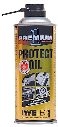 IWETEC Schmiermittel Protect Oil 400 ml, Langzeitschmierung, schleuderfest, salzwasserbeständig
