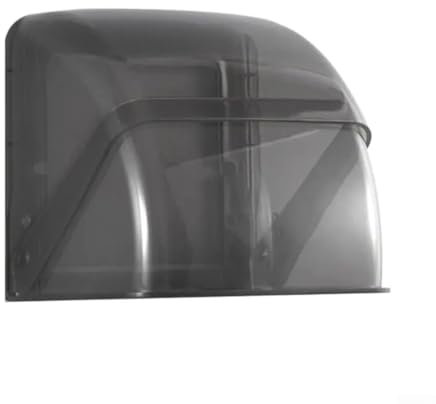 Outdoor Socket Box with Rain Cover, Long lasting PC Material, Easy Installation (Transparent)