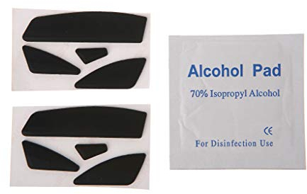 WENGU 2 Sets 0.6mm Thickness Replacement Mouse Feet Mouse Skates For M705 Mouse Stickers Computer