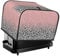 Toaster Cover, 4 Slice Toasters Dust Cover Bread Maker Cover Toaster Oven Cover, Rose Gold Silver Glitter Leopard Print