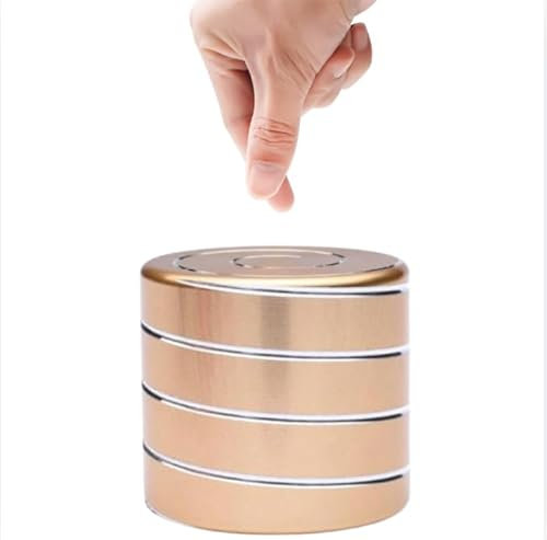 Desk Fidget Kinetic Toys Portable Gadgets Clyinder Shape Toy for Adult Teen, Optical-Illusion Stress Relief Gifts for Man Women Home Office School