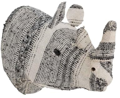 Berte Wanddekoration, Schwarz, Papiermaché