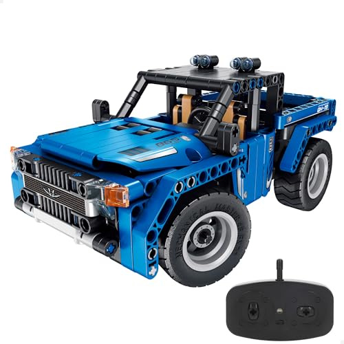 ColorBaby iM.Master Bausatz, ferngesteuertes Auto, Pickup, 2-in-1, 353 Teile, 2,4 GHz, Robustes Design, einfache und unterhaltsame Stem-Montage, 6 Jahre und mehr (85448)
