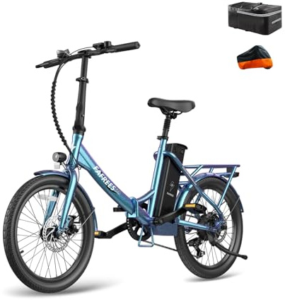 Fafrees F20 Lasting Premium City Faltrad Ebike | 250W Elektrofahrrad mit 36V 18.2Ah Akku (140kg Tragkraft) | StVZO-Zugelassen | Effiziente Fahrt
