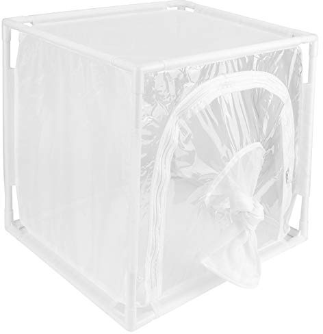 KIMISS CT Mesh Cage Gewächshaus für Schmetterlinge - Belüftete Lebensräume Im Freien 40x30x40 cm | Zucht- und Beobachtungseinrichtung