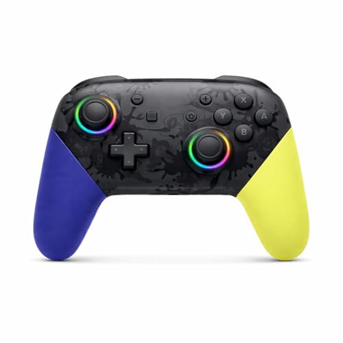 Oji Nova Manette Pro Sans Fil Compatible Nintendo Switch/OLED/Lite - Contrôleur Bluetooth Haute Précision, Double Vibration, Gyroscope, Autonomie Longue Durée (Noir)