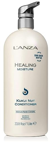 L'ANZA Conditioner mit pflegender Kukuinuss, Pflegespülung für perfektes, seidiges Haar, geeignet für alle Haartypen (1000 ml)