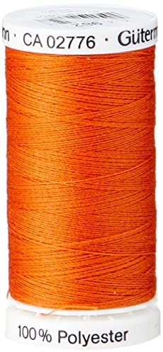 Gutermann Sew All Polyester Thread, 250Mtr, Orange Dusk (0982)