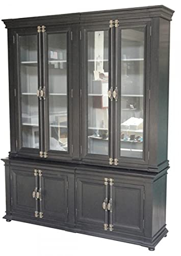 Casa Padrino Großer Shabby Chic Landhaus Stil Schrank mit 4 Türen - Buffetschrank - Schrank Esszimmer
