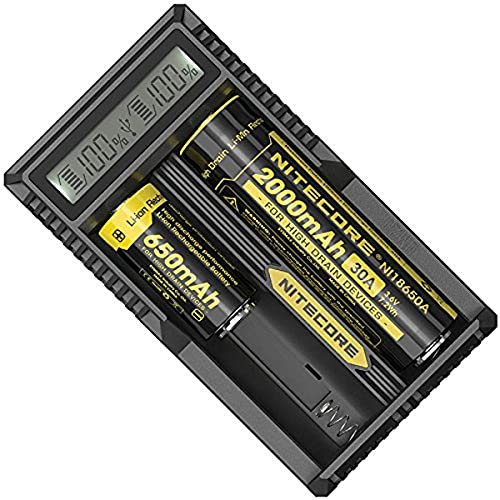 Nitecore UM20 Lithium Ion Battery Charger with Intelligent Charging System