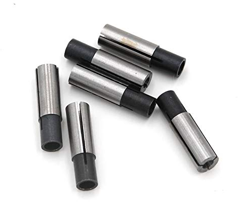 6 Stück 6 mm auf 3,175 mm Gravur-Bit CNC-Fräser Werkzeug Adapter Spannzange