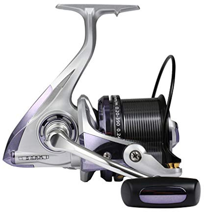 Diwa Carretes de Pesca giratorios 8000 10000 12000 Agua Salada de Agua Dulce Pesca de Caza Mayor Pesca de Surf Ultra Suave Potente Carrete Equipo de hiladora Duradero Eje de Gran tamaño