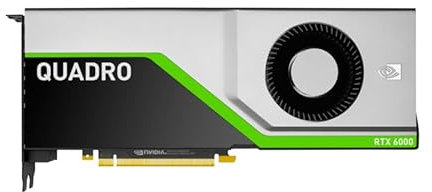 HP R0Z45A NVIDIA Quadro RTX 6000 Acceleratore grafico - Scheda grafica - Quadro RTX 6000-24 GB GDDR6 - PCIe 3.0 X16-4 X DisplayPort, USB-C - per Pr
